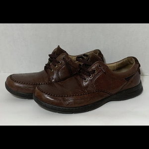 Mens 13078-200 Florsheim‎ Comfortech Brown Leather 12 M Lace Up oxfords